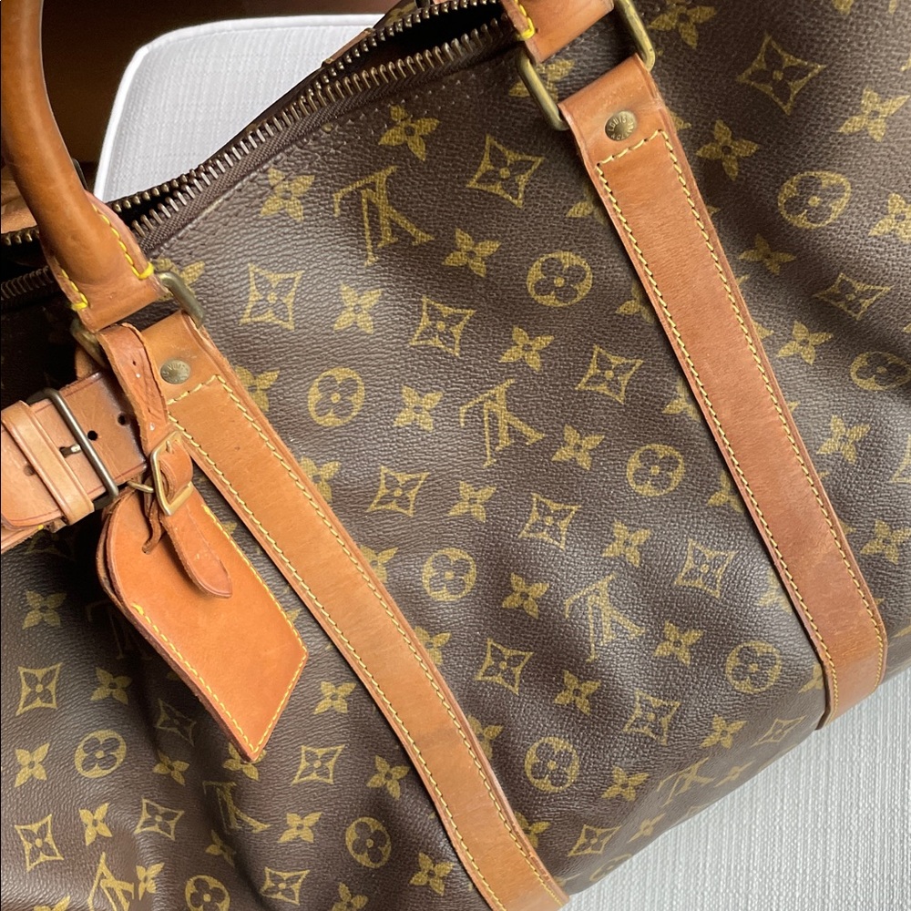 Louis Vuitton Keepall 60 Vintage Monogram Duffel Travel Bag VI 871 France - Picture 12 of 16